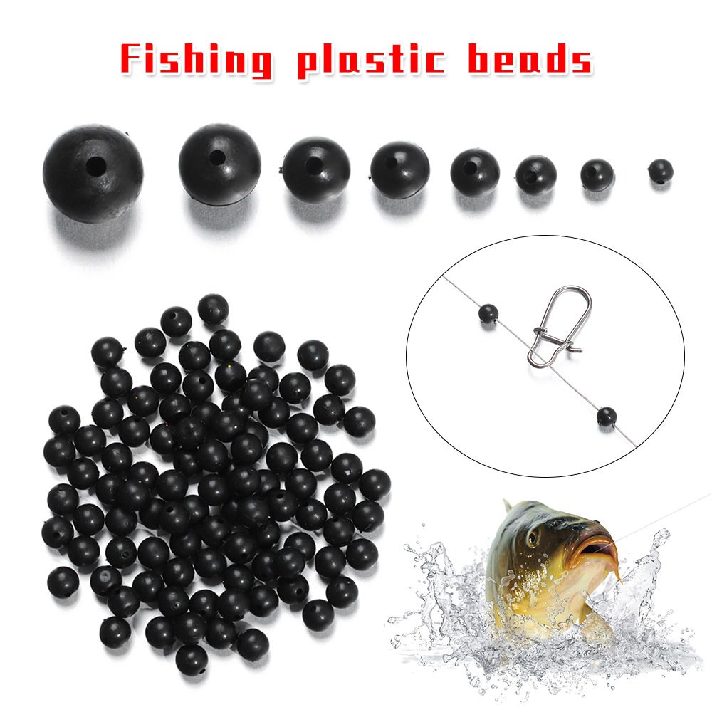 100 adet/grup balıkçılık boncu - Fishing Lure Accessories incelemesi ve fiyatı