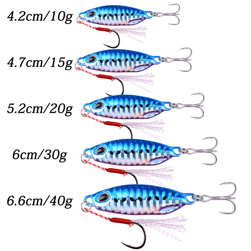 Jigs 10g 15g 20g 30g 40g balık - Fishing Lure Spoon incelemesi ve fiyatı