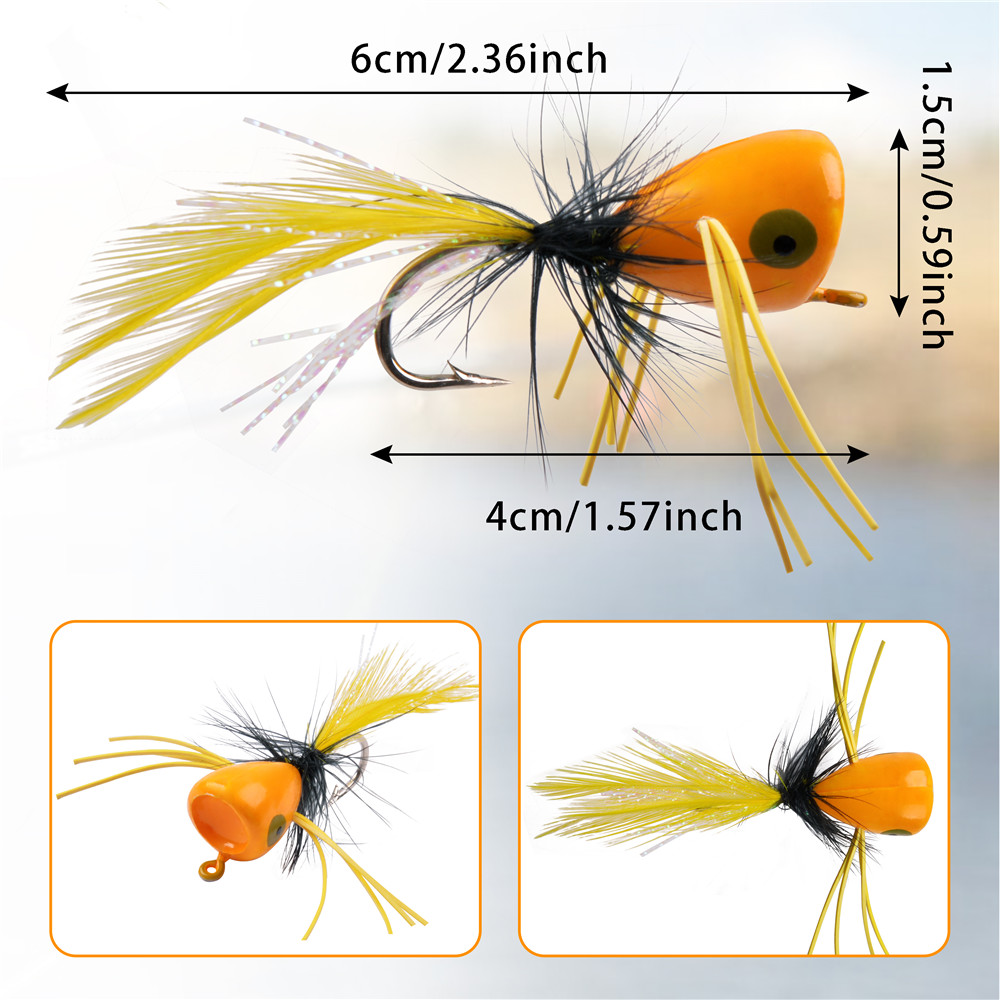 20 adet yüzen sinek Jig balıkç - Fishing Lure Popper incelemesi ve fiyatı